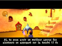 une photo d'Ã©cran de Aladdin - La Revanche de Nasira sur Sony Playstation